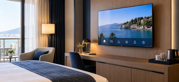 Hotel TV: Hotelkamertelevisies met hospitality-modus