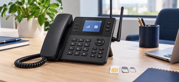 Vaste telefoon met Sim