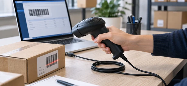 USB barcode scanner