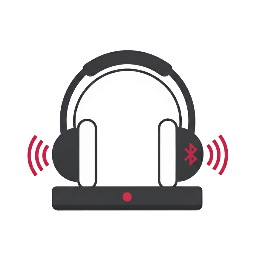 Bluetooth headset met laadstation