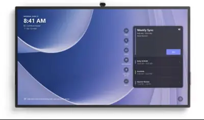 Videoconferentiescherm Microsoft