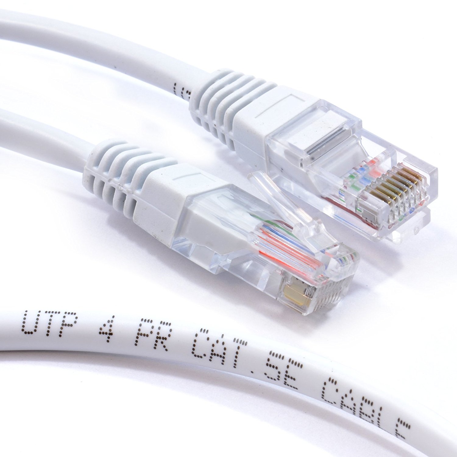Ethernet-snoer RJ45 CAT5E 3 m wit image