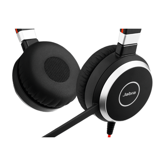 Jabra Evolve 40 UC Stereo: USB-headset met 2 oorschelpen USB