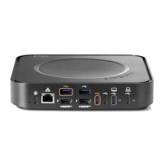 Face arrière Barco Clickshare avec interface USB HDMI ETHERNET
