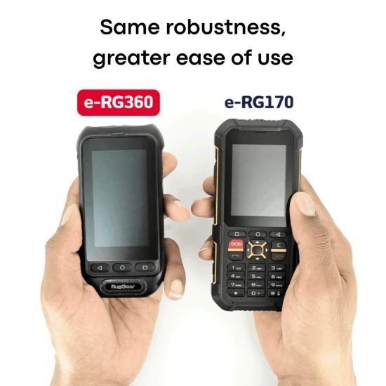 Comparison e-RG360 vs e-RG170