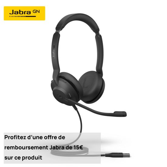 Jabra Evolve2 30 Duo MS USB-A