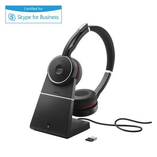 Jabra Bluetooth Headset Jabra Evolve 75 Duo USB MS