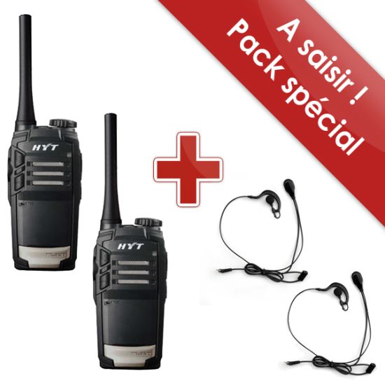 Pakket van 2 HYT TC 320 + oortjes