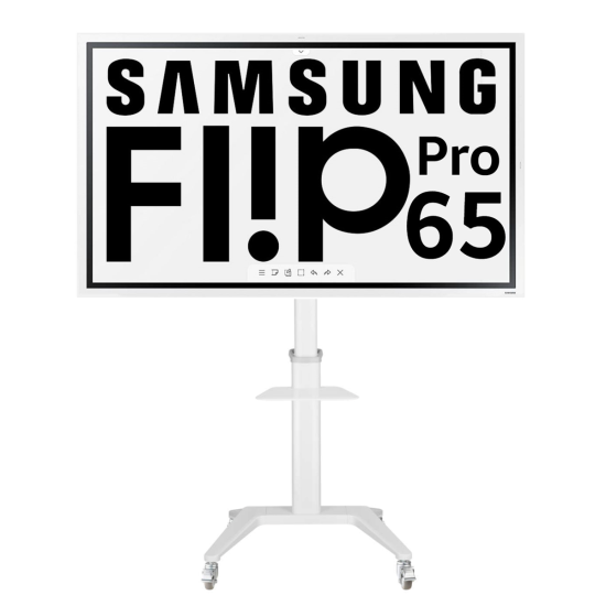 Samsung Flip PRO 65 met roterende verrijdbare standaard - WM65B