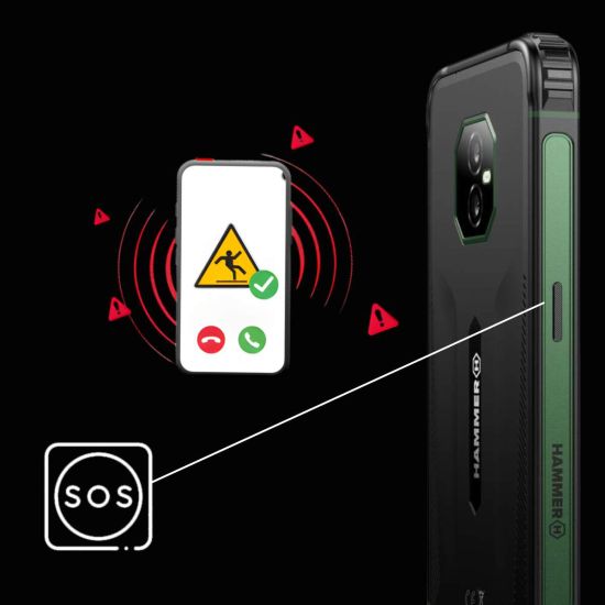 PRO Hammer Ranger noodsmartphone voor bescherming van geïsoleerde werknemer DUERP