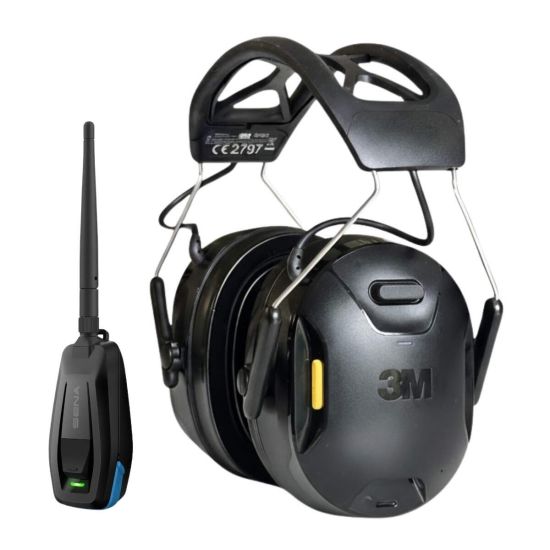 Casque intercom anti-bruit - réseau Mesh - pack de deux produits
