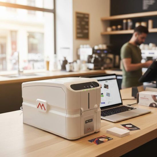Matica MC110 op toonbank in café
