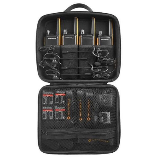 Motorola T82 extreme quad - walkietalkie voor wandelen - B8P00811YDEMAQ - tas