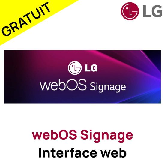 LG WebOS Signage gratis software voor dynamische display