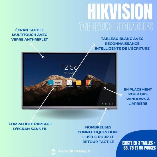 HikVision interactief whiteboard - DS-D5B75RB/C