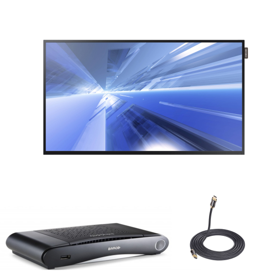 Barco ClickShare-pakket dynamisch Samsung-scherm