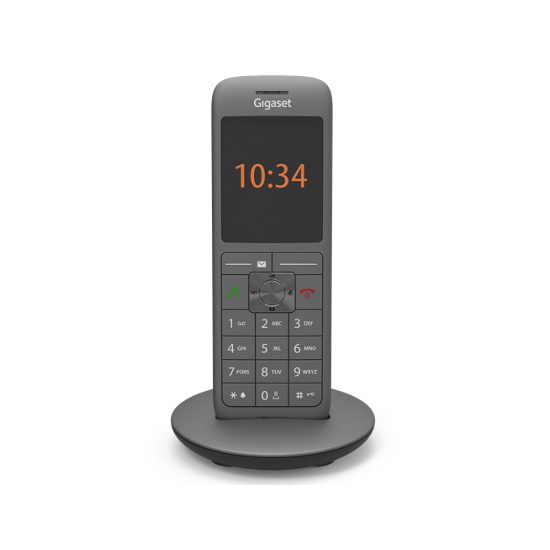 Gigaset CL660HX - design DECT-Mobilteil mit Ladeschale - Fritzbox-kompatibel - hochwertiges Schnurloses Telefon für Router und DECT-Basis - Nicht in Deutschland kompatibel - [Französische Version