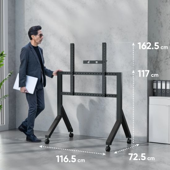 Mobiele standaard voor groot scherm