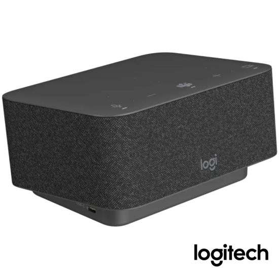 logitech logi dock zwart teams