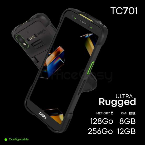 TC701 ZEBRA, confiurable sur demande en fonction de l'activite professionnelle