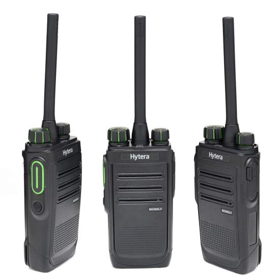 Hytera BD505LF - Talkie-walkie numérique sans licence PMR446 - vue 3 faces