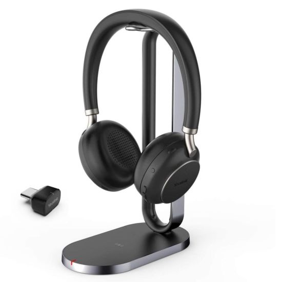 Yealink BH76 Base USB-C micro casque avec base de chargement et dongle USB C | BH76 with Charging Stand UC Black USB-C