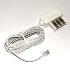 Witte RJ11/PTT-kabel