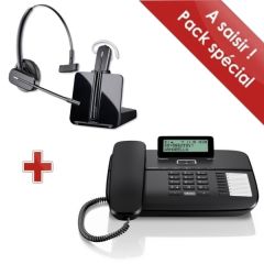 Pack Gigaset DA710 + Plantronics CS540