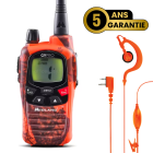 Talkie Walkie Midland G9E Pro - Modèle Blaze chasse - C1385.02 - sans licence avec garantie 5 ans et oreillette incluse
