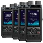 Pack van 4 Hytera P50 Pro-radio's