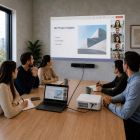EPSON-projectorkit en Yealink-camera voor vergaderruimte
