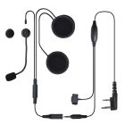 Ecouteurs stéréo moto, connecteur M1, avec perche et PTT déporté compatible XT420, XT460, DP1400