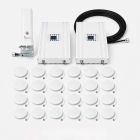 Dubbele GSM-repeater voor zeer grote oppervlakken