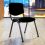 Buronomic Pratique Stoel Zwart - rugleuning stof