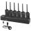 PREMIUM Pakket van 6 Motorola XT420 + 6 Bodyguard Oortjes + Meervoudige Oplader