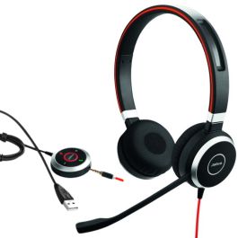 Jabra Evolve 40 UC Stereo: USB-headset met 2 oorschelpen USB