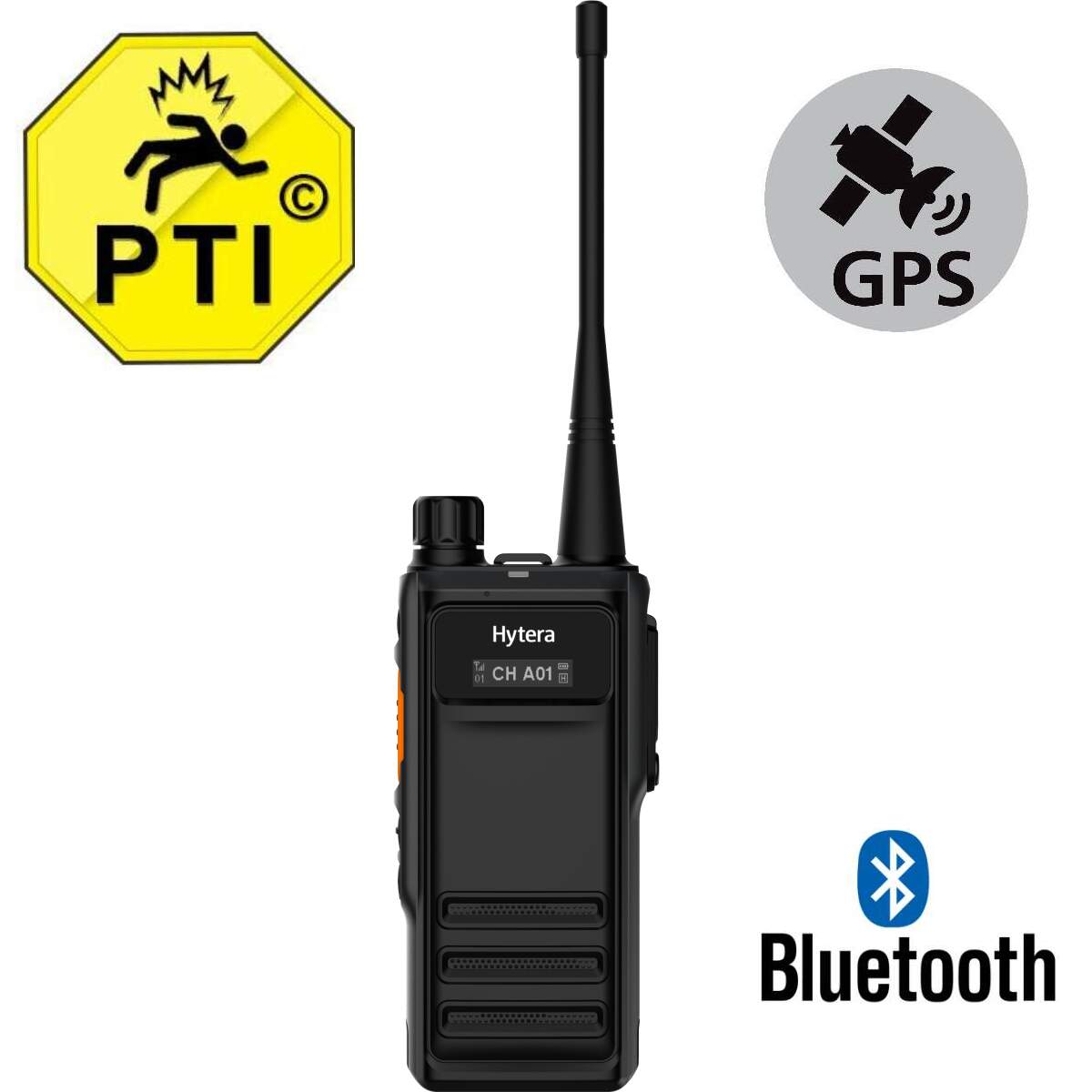 Hytera  HP605 UHF  - BIW  Bluetooth-gps image