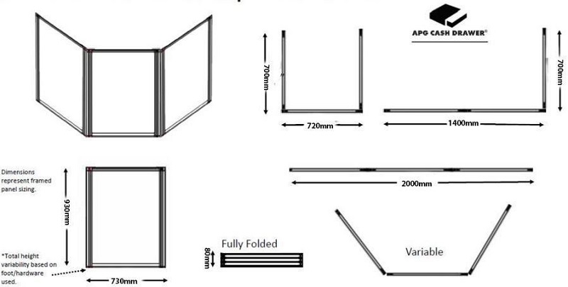 BESCHERMGLAS VOOR TOONBANK EN LOKET