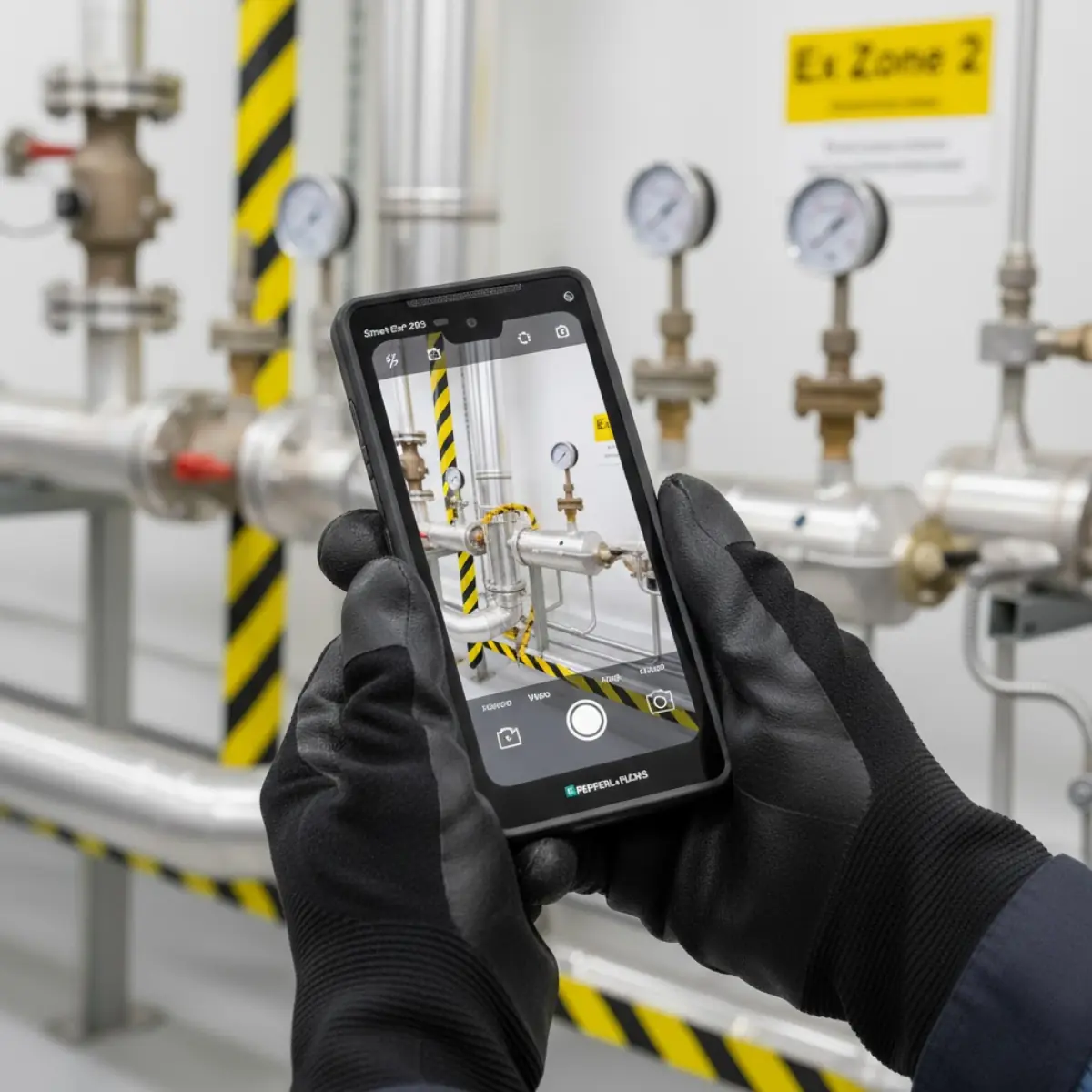 Smart-Ex 203 in situ, stof- en regenbestendig