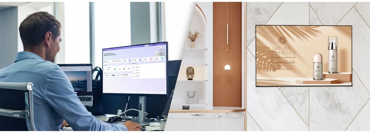 Cloud digital signage software LG