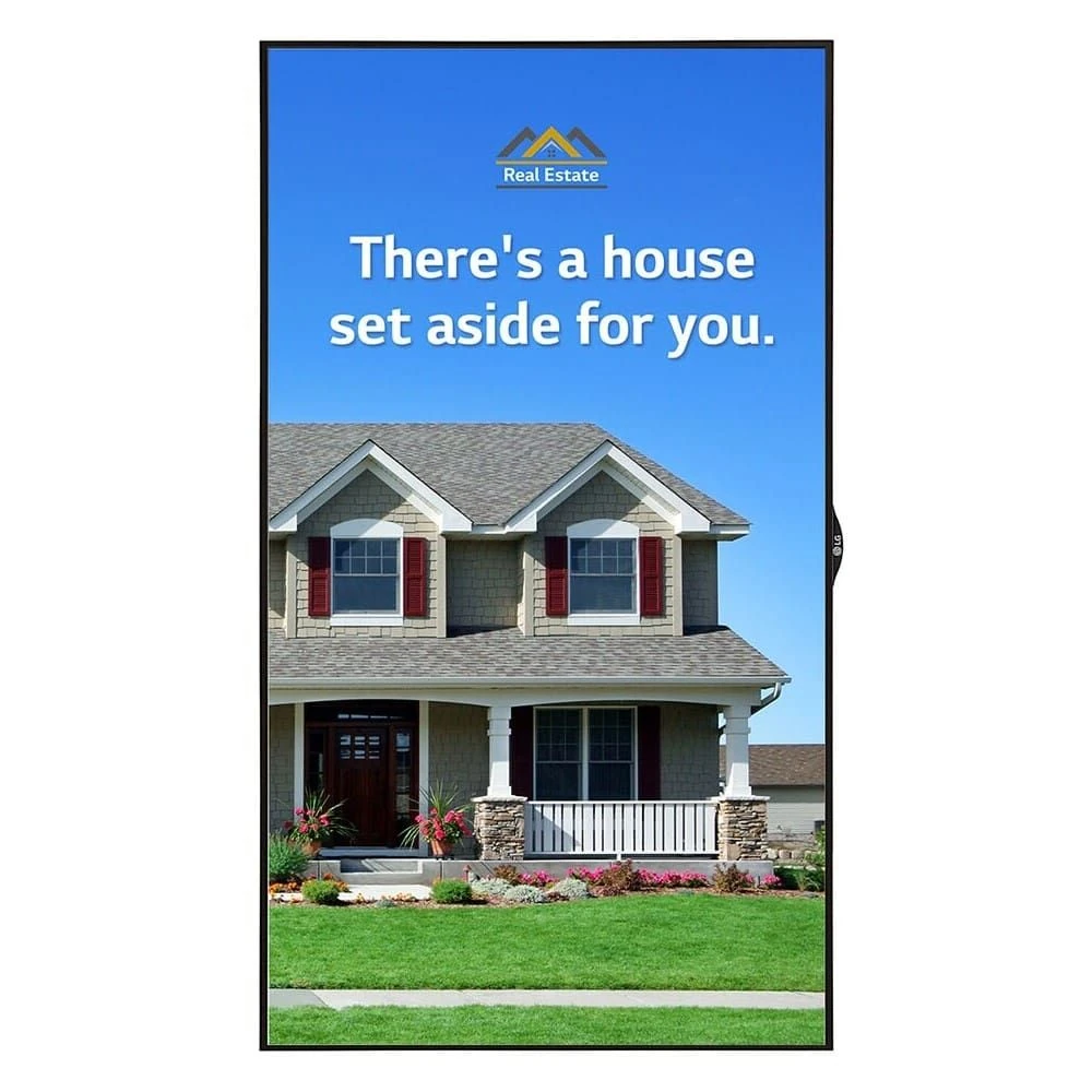 Professionele horizontale wanddisplay voor etalages Écran professionnel pour vitrine lg