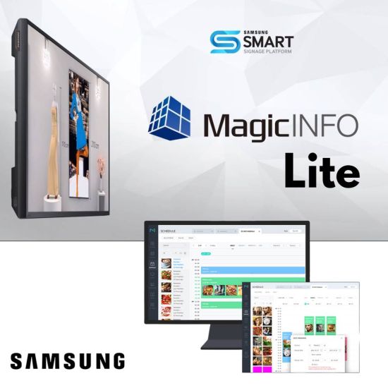Software voor het maken van inhoud Samsung - MagicInfo