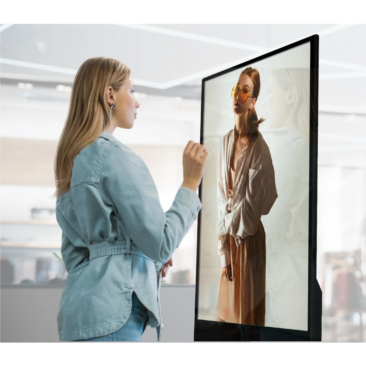 55-inch digitale signage-totem