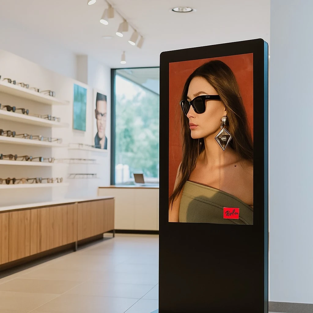 totem digital signage lg
