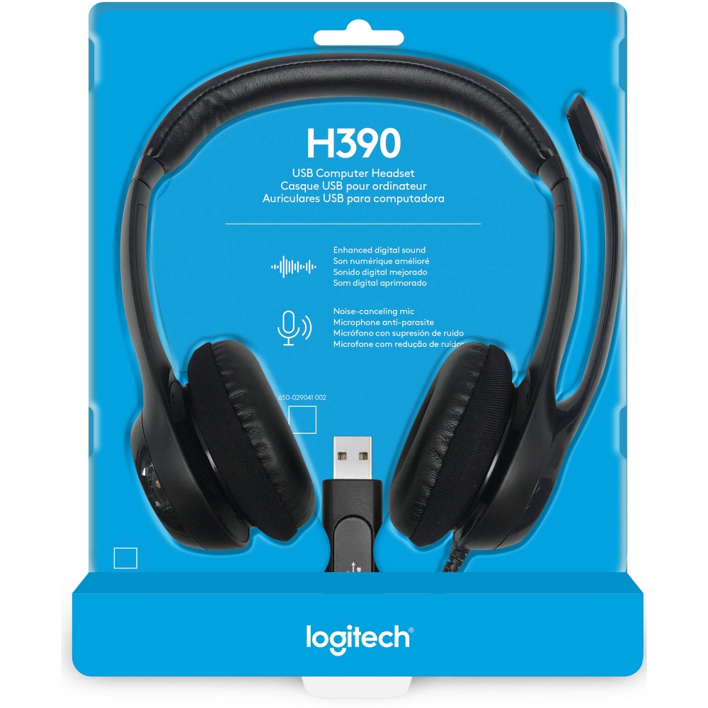 Logitech H390 verpakking