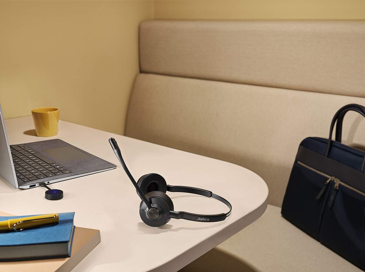 jabra engage 55 stereo usb-c met basis telewerken