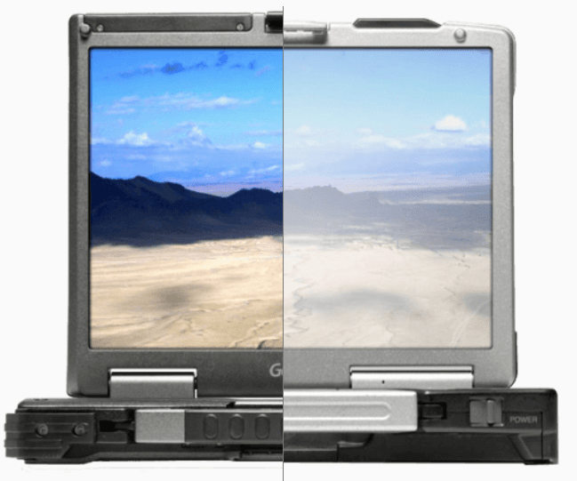 Getac B300 scherm 