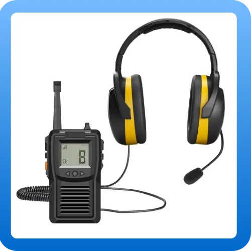 communicatiesysteem PMR terrestrisch, intercom