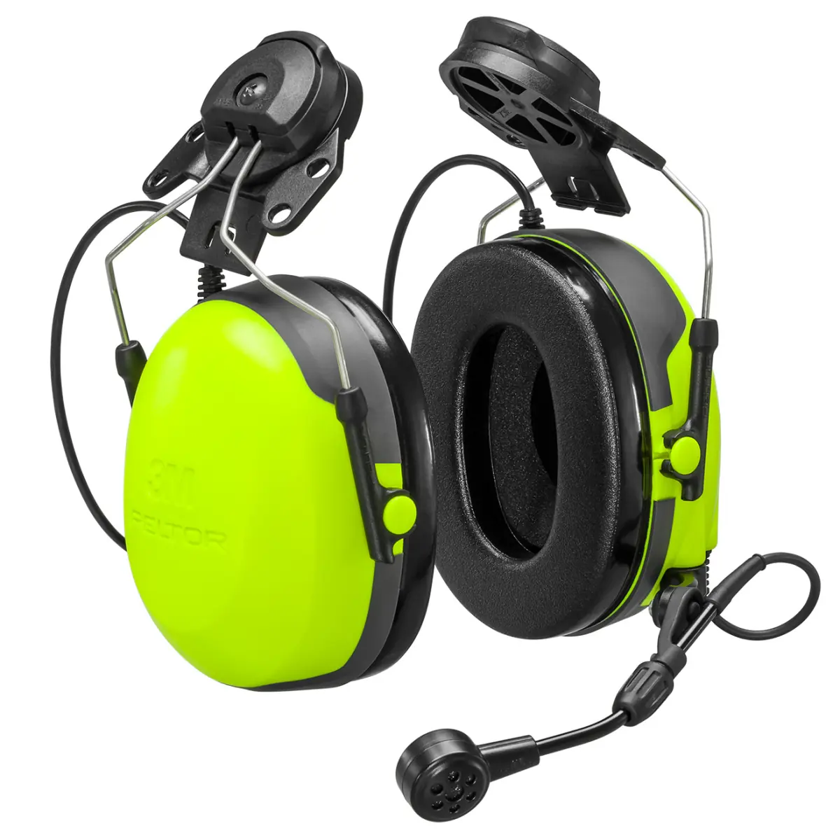 3M Peltor CH-3 FLX2 met PTT - Helmbevestigingen - Communicerende geluidswerende koptelefoon voor houthakkers
