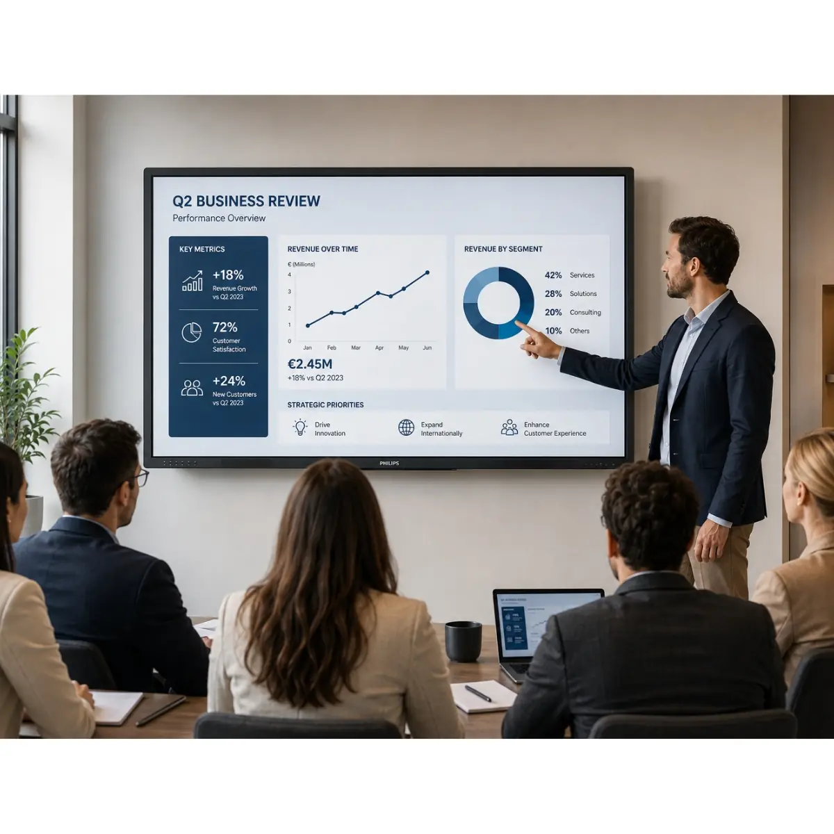Philips E-Line 4252E 86 pouces